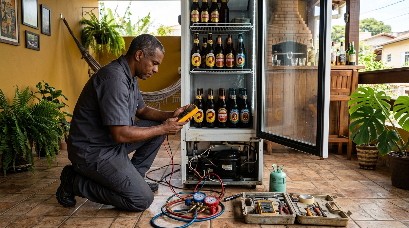 Conserto de placa eletrônica de cervejeira em São Bernardo do Campo‑SP